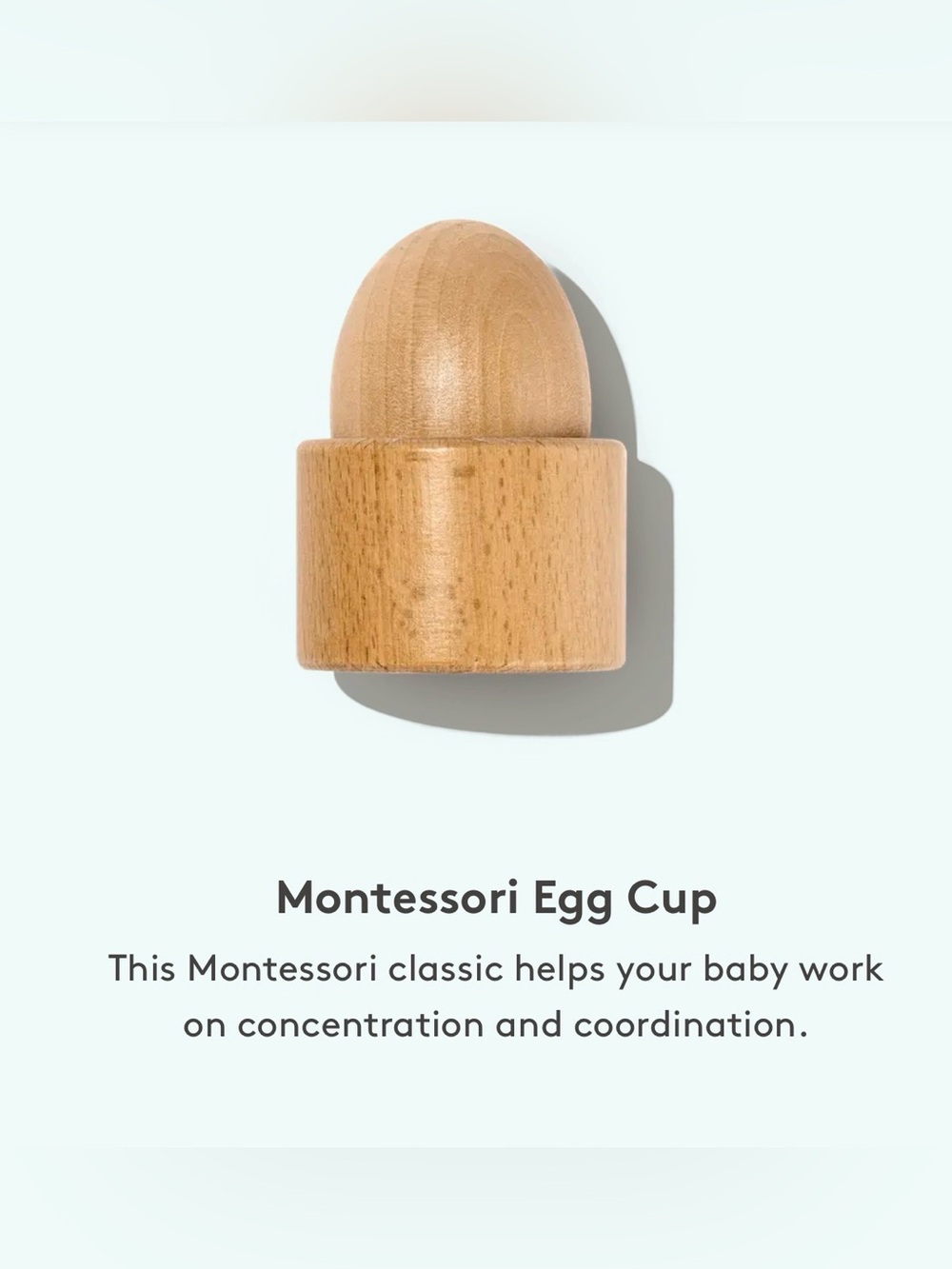 Lovevery Montessori Egg Cup